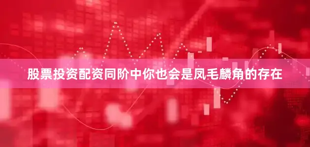 股票投资配资同阶中你也会是凤毛麟角的存在